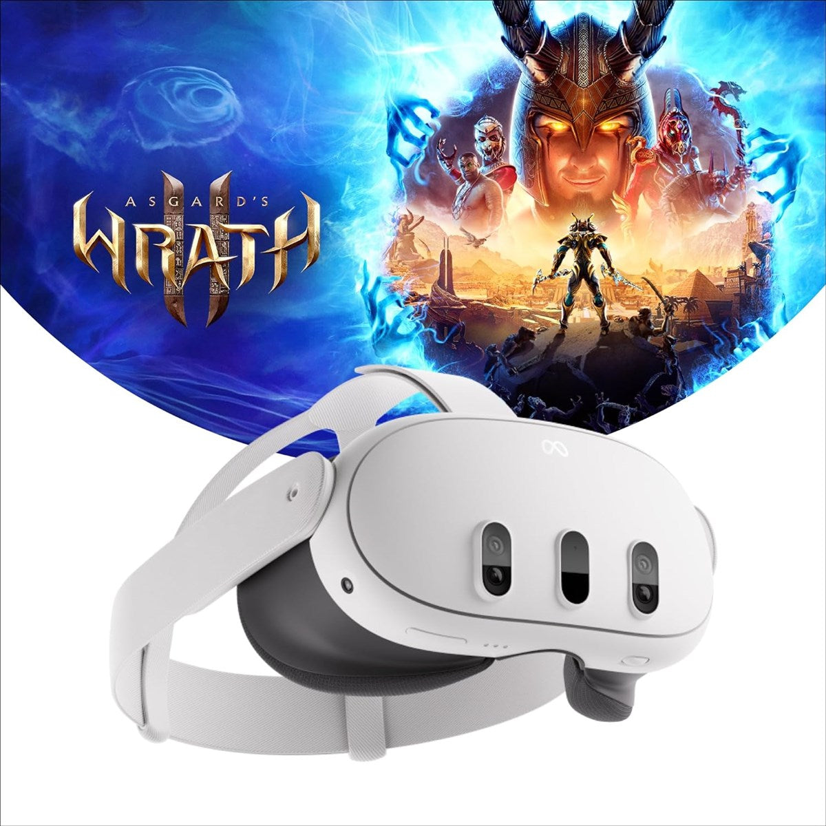 META OCULUS QUEST3 VISORE VR 128GB +ASGARD'S WRATH2