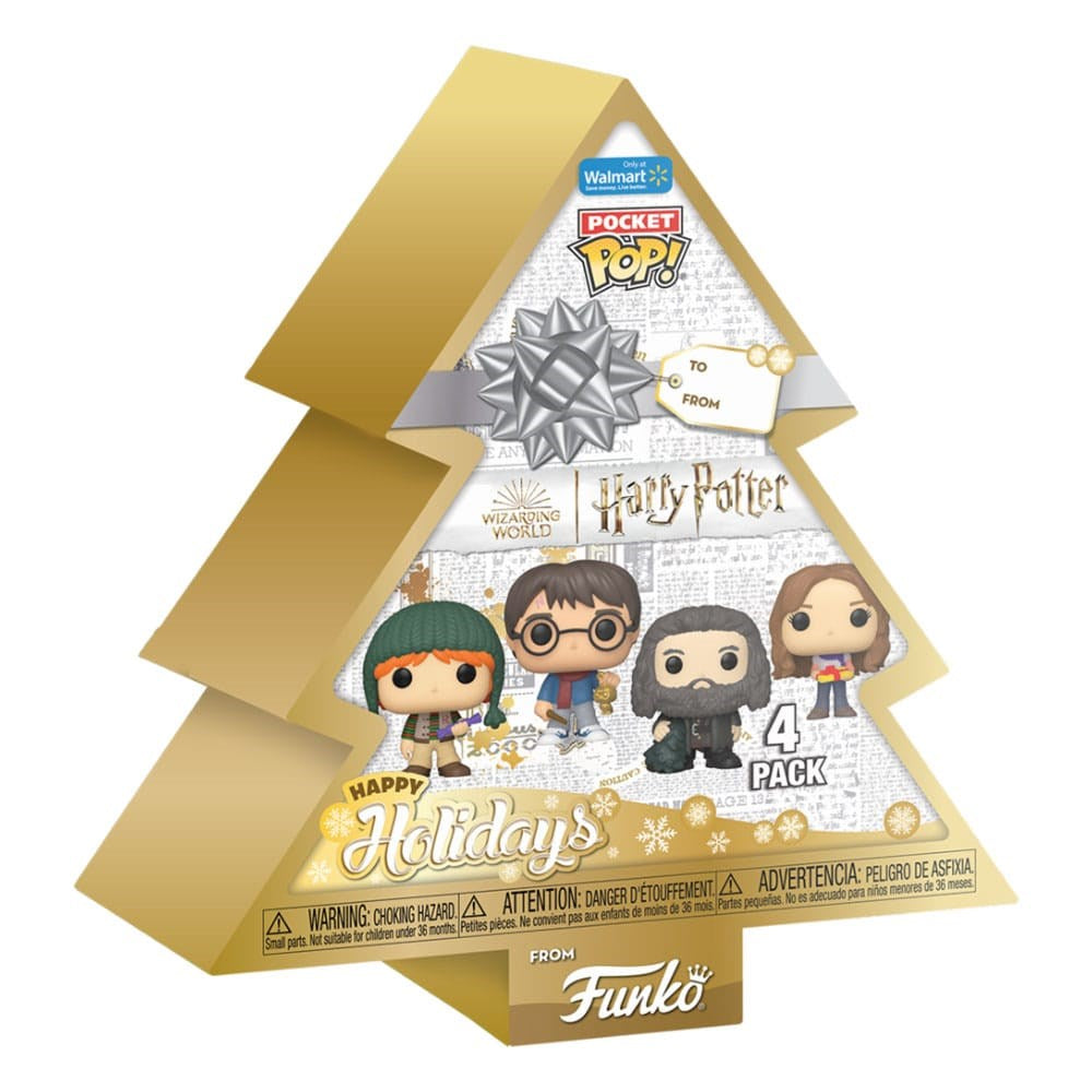 FUNKO POCKET POP: HP- TREE HOLIDAY BOX 8PC PDQ