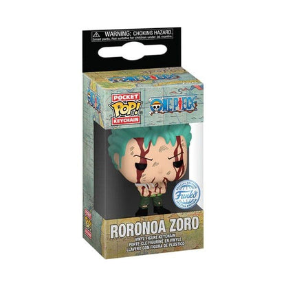 FUNKO POP ONE PIECE - PORTACHIAVI ZORO (NOTHING HAPPENED) 4 CM
