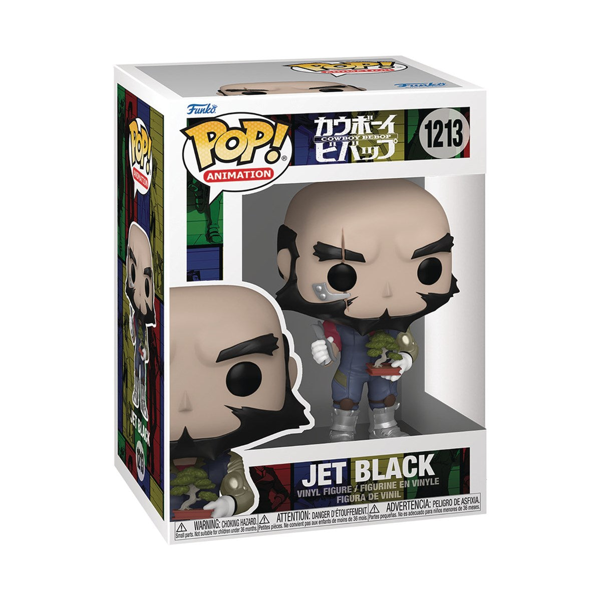 FUNKO POP COWBOY BEBOP - 1213 JET W/BONSAI 9 CM