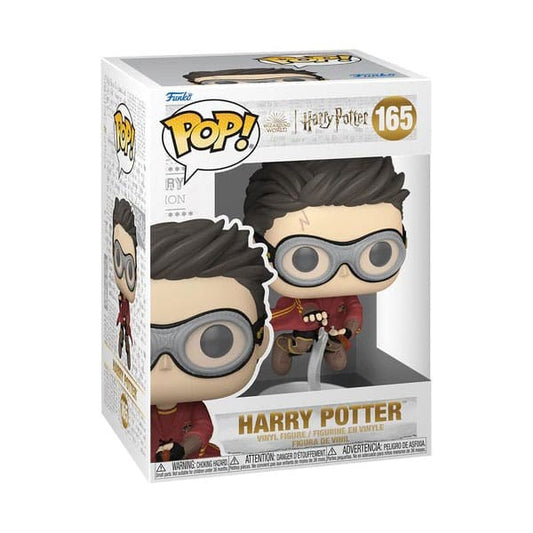 FUNKO POP HARRY POTTER: PRISONER OF AZKABAN - 165 HARRY W/BROOM (QUIDDITCH) 9 CM
