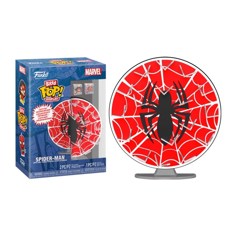 FUNKO BITTY POP DISPLAY: SPIDER-MAN WEB