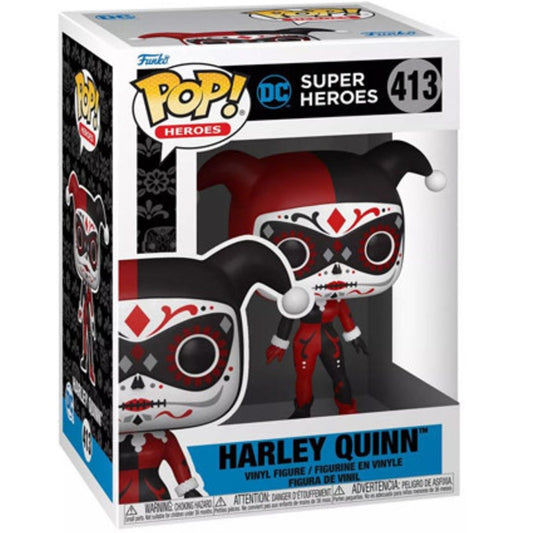 FUNKO POP DIA DE LOS DC - 413 HARLEY 9 CM