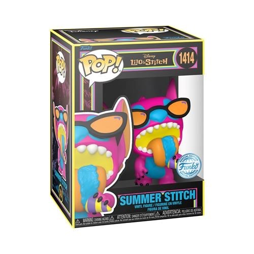 FUNKO POP DISNEY: LILO & STITCH - 1414 SUMMER STITCH (EXCLUSIVE) 9 CM