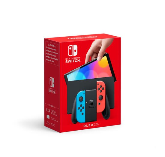 NINTENDO SWITCH OLED ROSSO NEON/BLU NEON