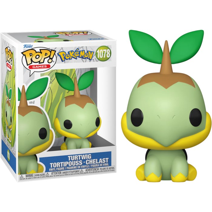 FUNKO POKEMON - POP GAMES N° 1078 - TURTWIG 9 CM