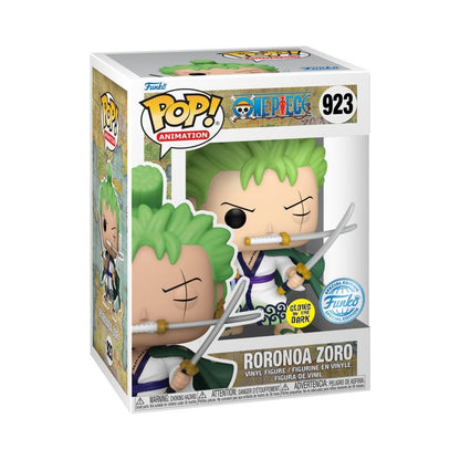 FUNKO POP ONE PIECE - 923 RORONOA ZORO (EXCLUSIVE) 9 CM