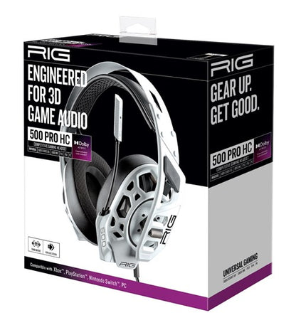 RIG Cuffie Stereo Gaming RIG500 PRO HC Gen 2 White (compatibile PS5, PS4, Xbox Series,PC)